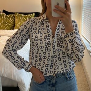 Ann Taylor Chain Shirt